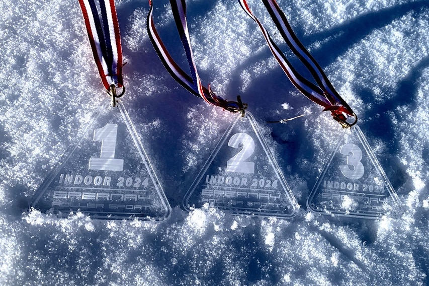 Les médailles de l'Indoor d'Epernay 2024