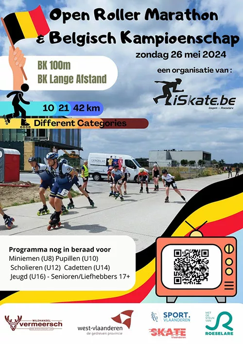 Inline Skate Marathon Van België 2024