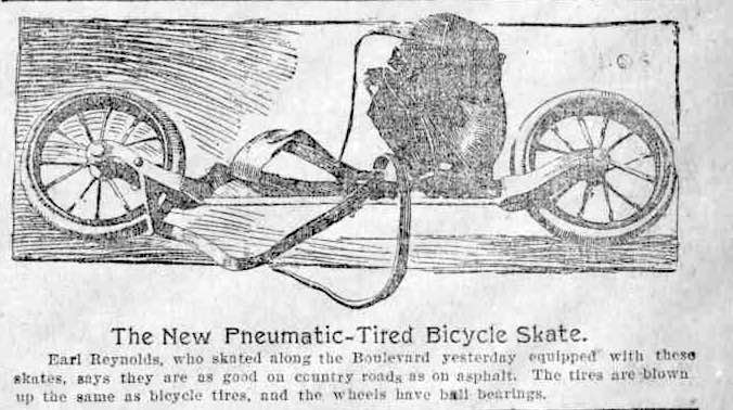 Les patins-cycles d'Earle Reynolds
