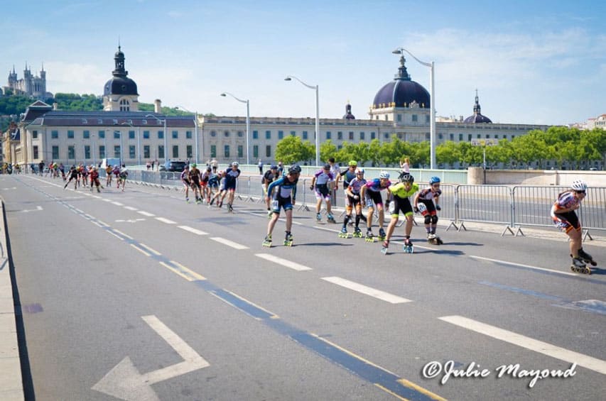 La course du Lugdunum Roller Contest 2022