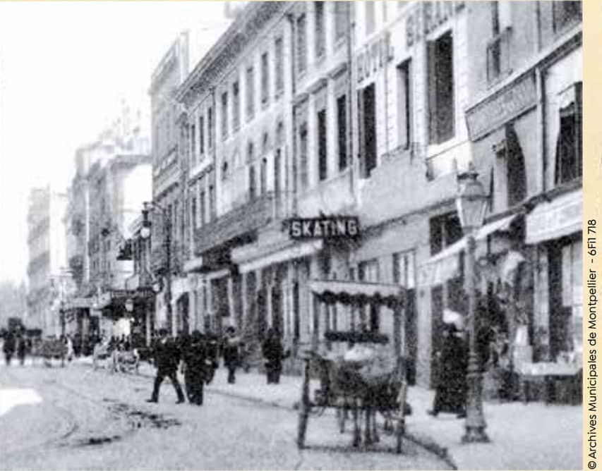 Le skating rink du boulevard Victor Hugo à Montpellier (1910)