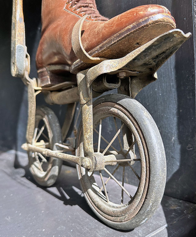 Vue d'un patin Ritter de profil