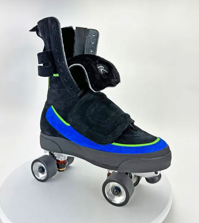 Les patins faits par Riedell pour Usher et son équipe