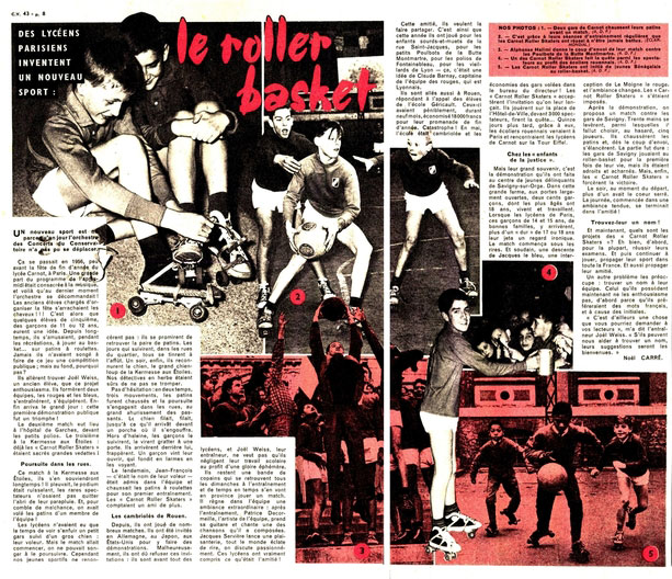 Les C.R.S. dans le magazine Coeurs Vaillants en 1959