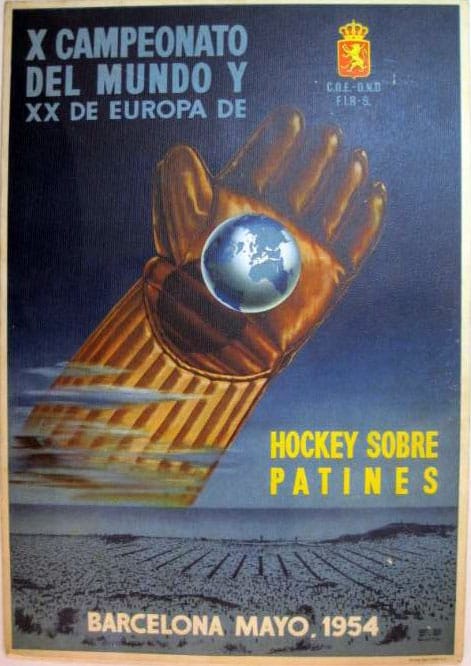 Championnat du monde et d’Europe rink hockey 1954 (Espagne)