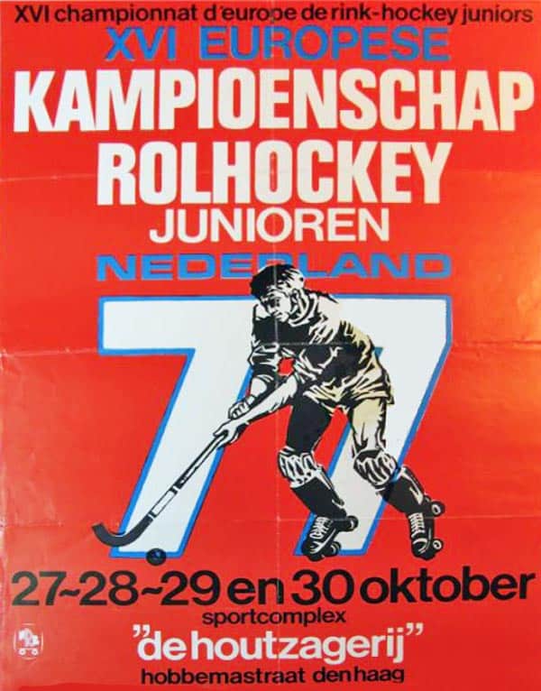 Championnat d’Europe junior rink hockey 1977 (Pays-Bas)