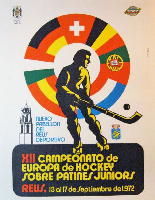 Championnat d&rsquo;Europe rink hockey junior 1972 (Espagne)
