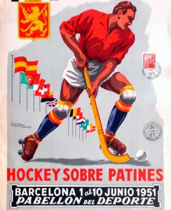 Championnat du monde et d&rsquo;Europe rink hockey 1951 (Espagne)