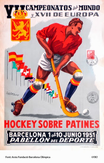 Championnat du monde et d&rsquo;Europe rink hockey 1951 (Espagne)