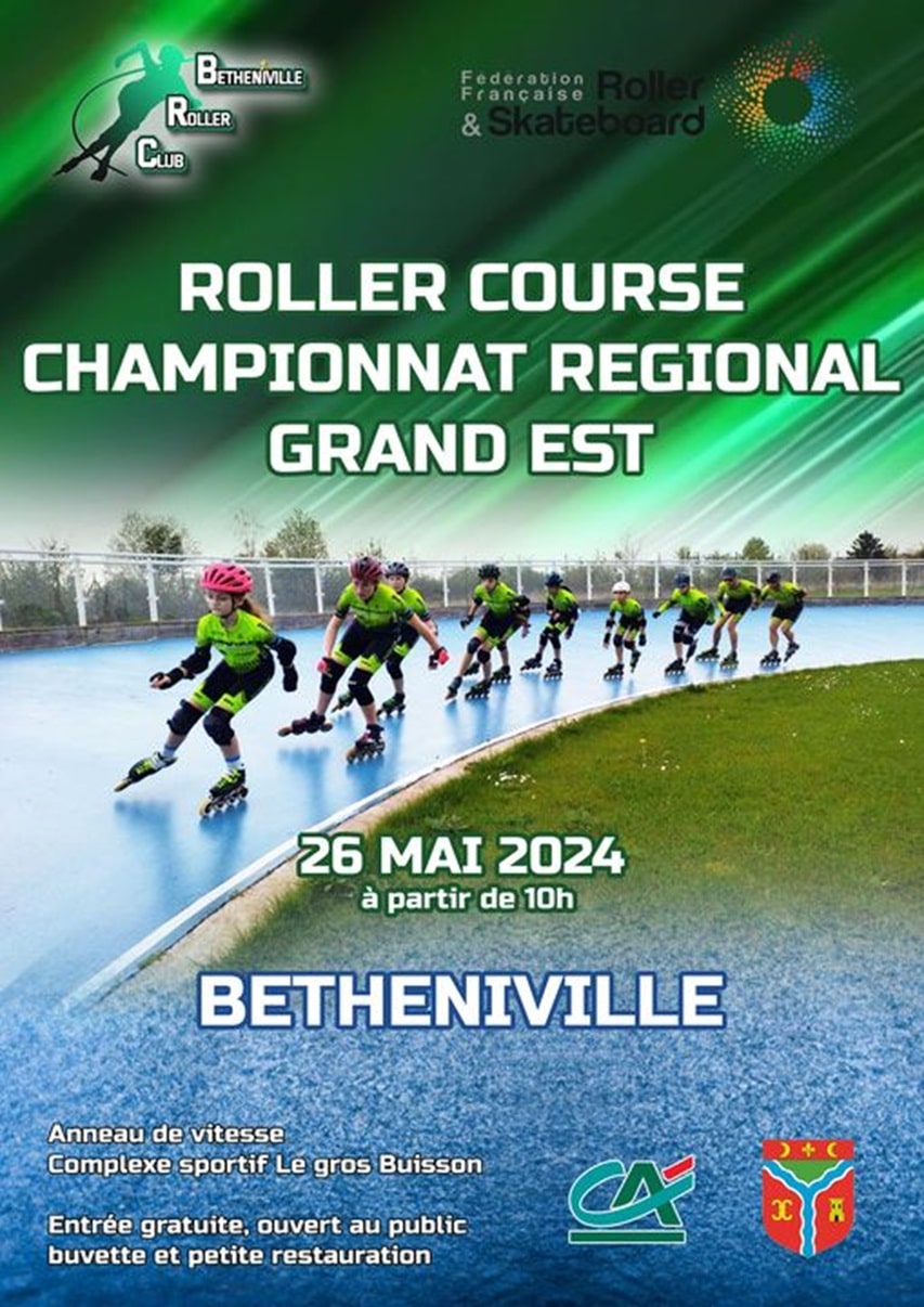 Championnat régional de roller course Grand-Est 2024 à Betheniville (51)
