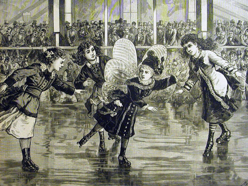 Chasse au papillon au Brooklyn Rink