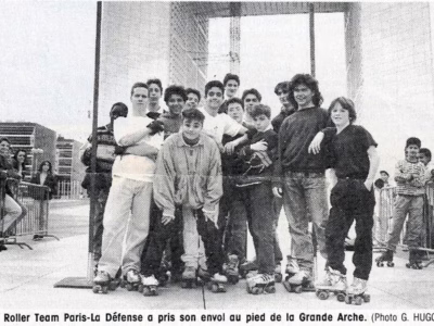 Le Figaro – Droit de cité pour les rollers du parvis
