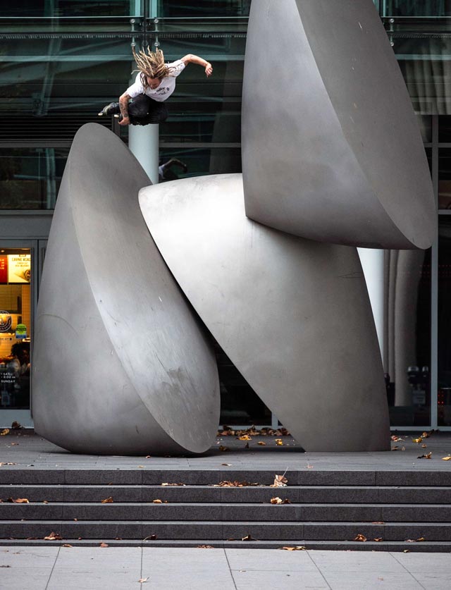 Cameron Talbott - photo du site de Rollerblade