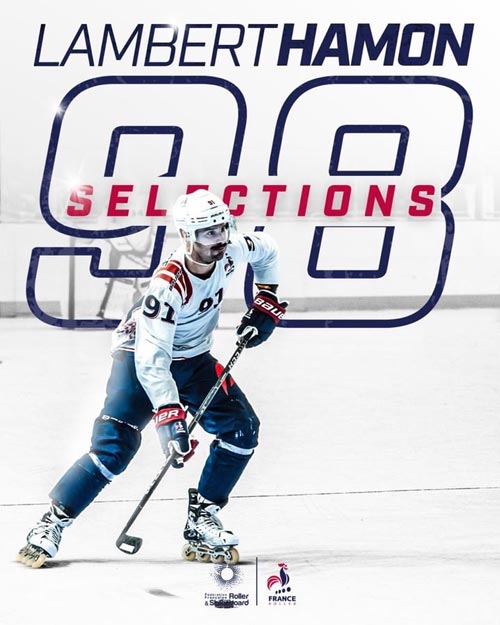Lambert Hamon - 98 sélections sous les couleurs de la France