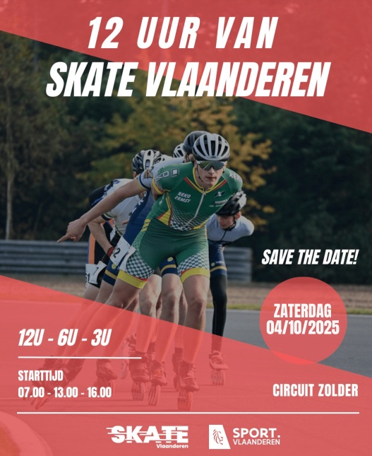 6 heures et 12 heures roller Skate Vlaanderen 2025