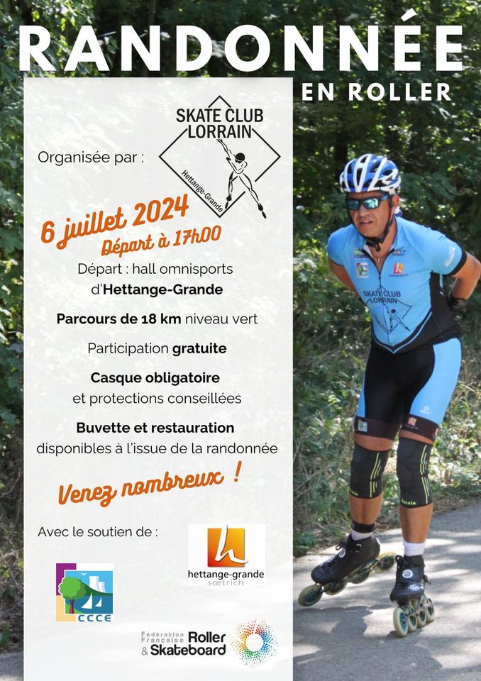 Randonnée roller à Hettange-Grande (57)
