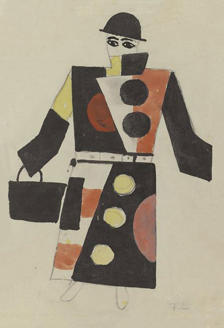 Etude pour un costume du ballet Skating Rink par Fernand Léger - photo : Musées Nationaux