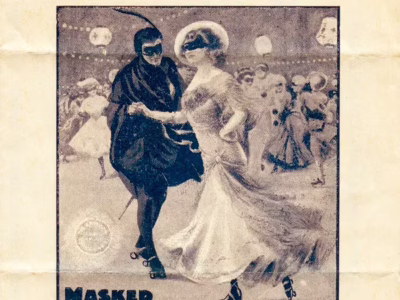 Carnaval masqué et travesti à l&rsquo;American Skating Rink-Didier 1913