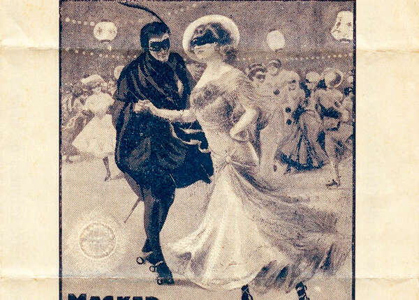 Carnaval masqué et travesti à l&rsquo;American Skating Rink-Didier 1913