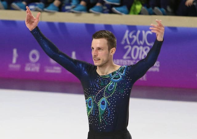 Pierre Mériel au championnat du monde de roller artistique 2018