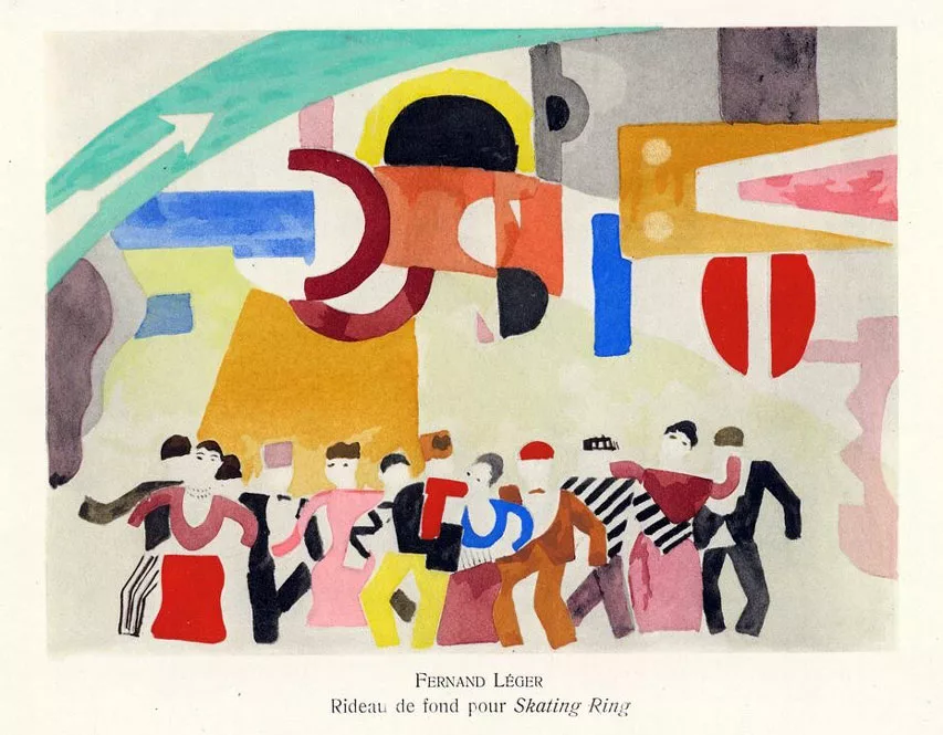 Le rideau Skating Rings de Fernand Léger - 1922