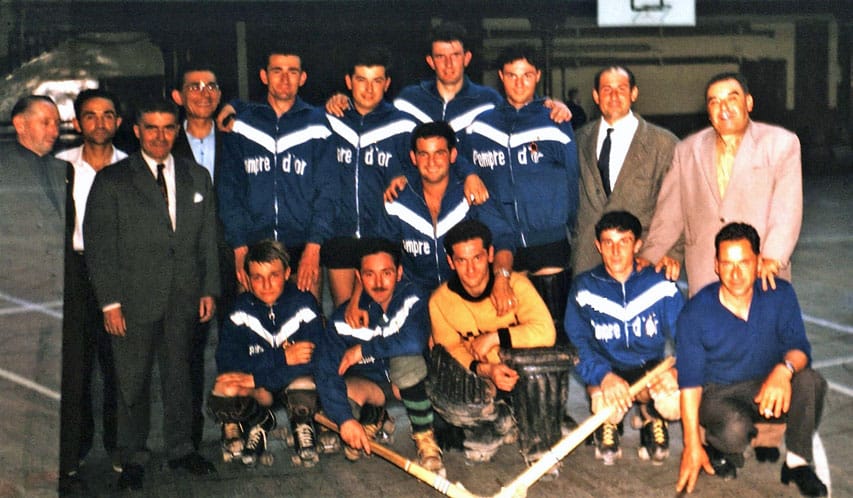 Equipe du championnat de France de rink hockey 1964
