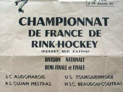 Finales du Championnat de France rink hockey 1964 à Paris