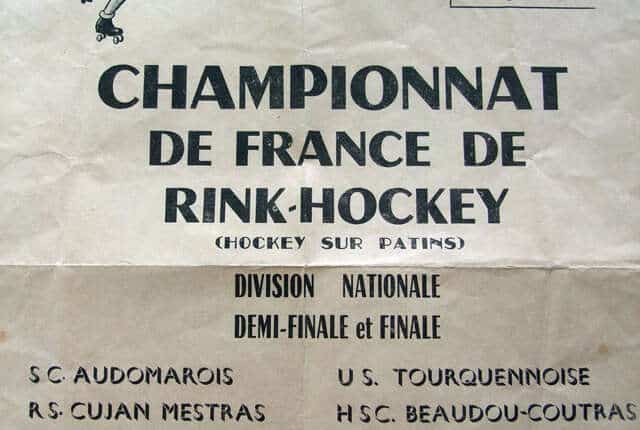 Finales du Championnat de France rink hockey 1964 à Paris