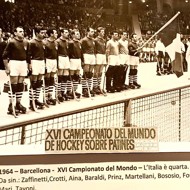 16e championnat du monde de rink hockey à Barcelone en 1964