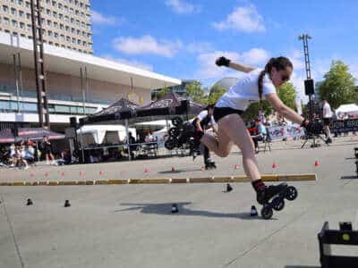 Rennes sur roulettes 2024 &#8211; résultats de slalom battle et vitesse