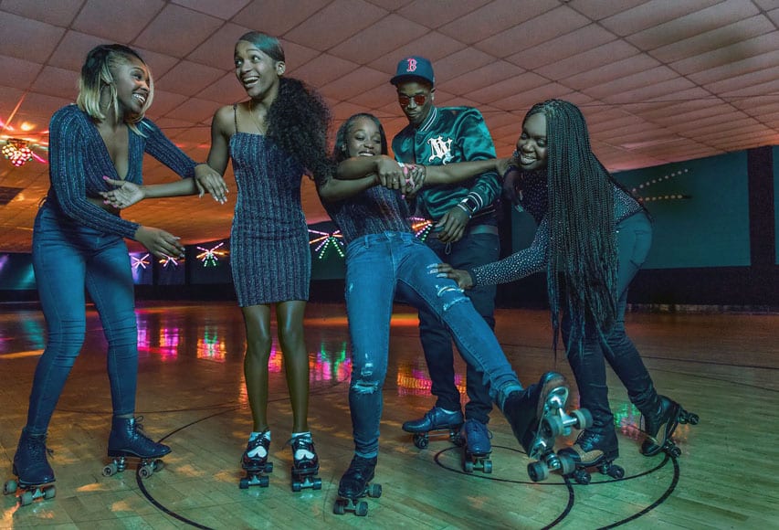 Un groupe de patineurs du documentaire United Skates