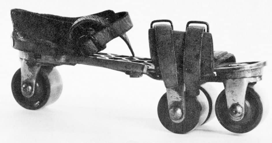 Le patin de Gibson correspondant à son brevet du 23 novembre 1869