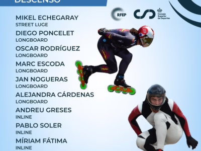 L&rsquo;équipe de descente d&rsquo;Espagne aux World Skate Games 2024