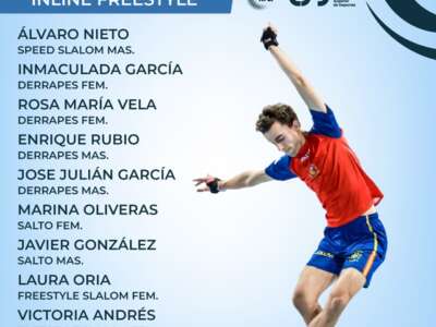 L&rsquo;équipe freestyle d&rsquo;Espagne aux World Skate Games 2024