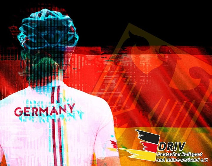 L&rsquo;équipe d&rsquo;Allemagne de roller course 2024