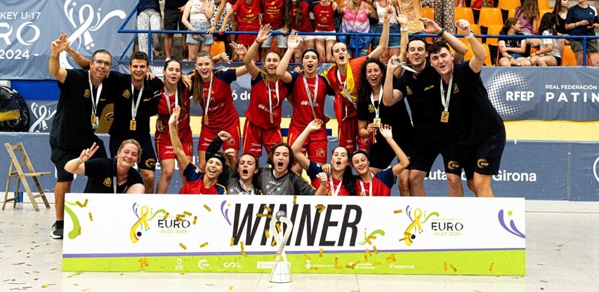 L'Espagne, championne d'Europe de rink hockey U17 femmes 2024