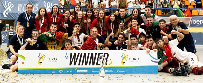 Portugal - Champion Europe rink hockey U17 Hommes 2024