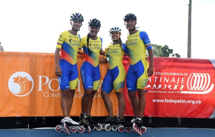 L’équipe de Colombie aux World Skate Games 2024