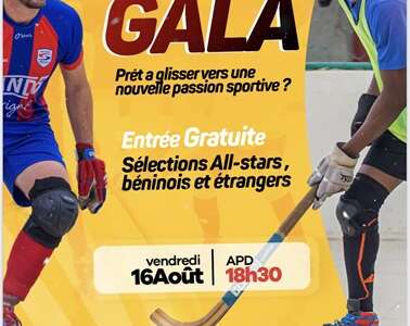 Match de gala de rink hockey au Bénin (2024)
