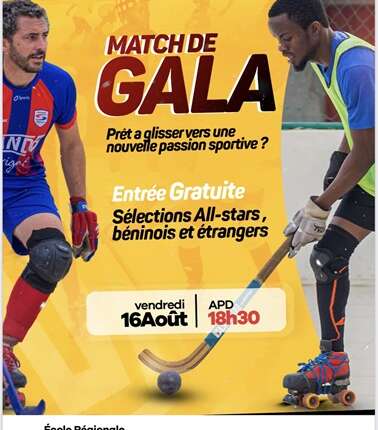 Match de gala de rink hockey au Bénin (2024)
