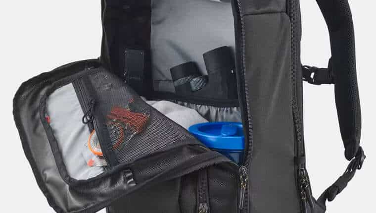 Vue de l'intérieur du sac à dos Quechua NH Escape 500