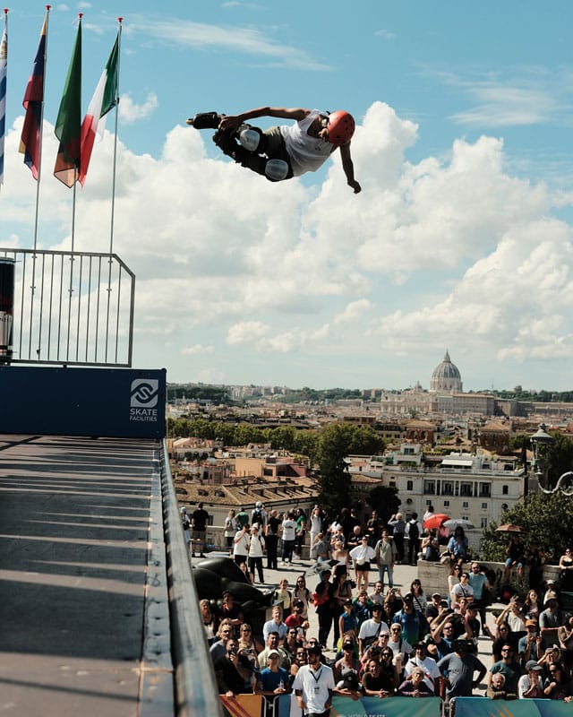 Big air en rampe aux World Skate Games 2024