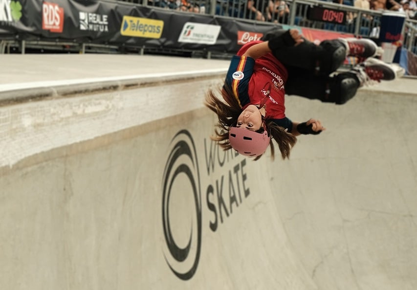Rideuse aux World Skate Games 2024