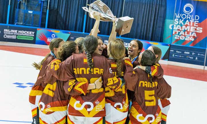 L’Espagne, championne du monde roller hockey junior dame 2024