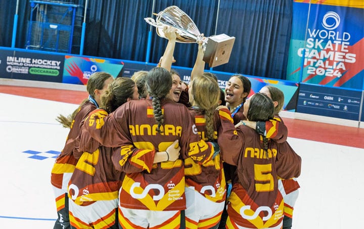 L’Espagne, championne du monde roller hockey junior dame 2024