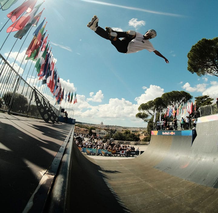 Big air en rampe aux World Skate Games 2024