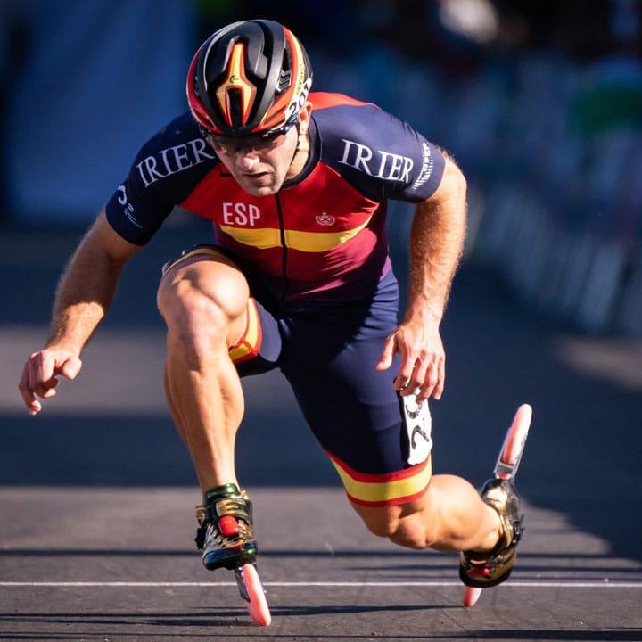 Jhoan Guzman (Espagne) - champion du monde du 100 m sprint 2024