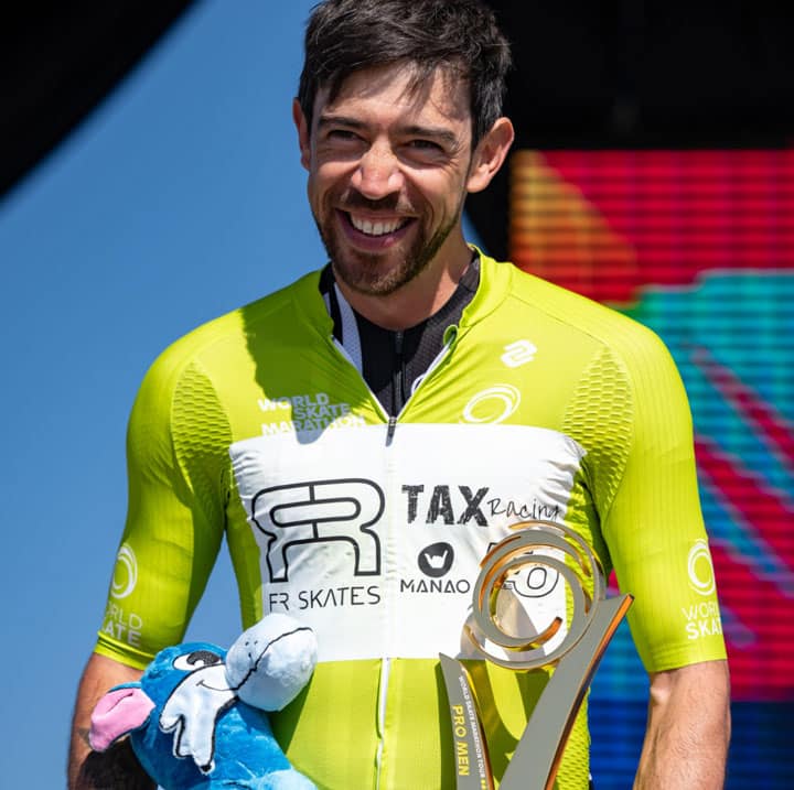Nolan Beddiaf, champion du monde du marathon roller 2024