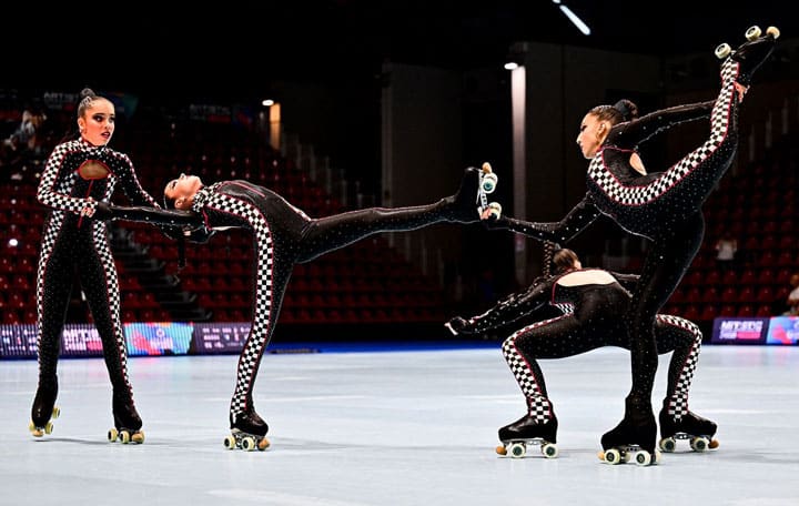 Résultats artistique quartets aux World Skate Games 2024