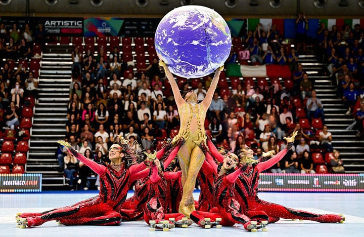 Résultats petits et grands groupes aux World Skate Games 2024